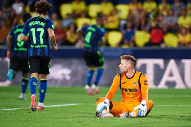 Peter Gulacsi (Villarreal CF) during the LaLiga EA Sports match between Villarreal CF and Real Betis Balompie at Estadio de la Ceramica on September 14, 2026 in Villarreal, Spain. -