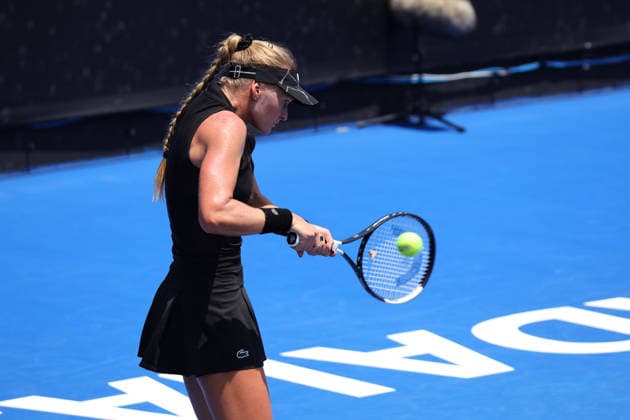 WTA, Tennis Damen GUADALAJARA OPEN 2026 WTA GUADALAJARA OPEN 2026 ELVINA KALIEVA VS KAYLA DAY 14092026 GUADALAJARA, JALISCO. Action photo of Elvina Kalieva of the United States, during a match of the WTA Guadalajara Open 2026, held at the Centro Panamericano de Tenis of Guadalajara, Jalisco, Mexico. Foto de Elvina Kalieva de Estados Unidos, durante juego del WTA Guadalajara Open 2026 celebrado en el Centro Panamericano de Tenis de Guadalajara, Jalisco, Mexico PHOTO BY IMAGENSHOP AGENCIA FOTOGRAFICA GUADALAJARA JALISCO MEXICO Copyright: xIMAGENSHOPxAGENCIAxFOTOGRAFICAx