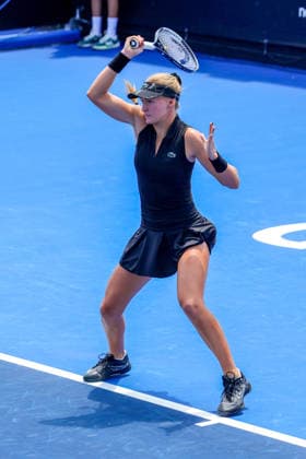 WTA, Tennis Damen GUADALAJARA OPEN 2026 WTA GUADALAJARA OPEN 2026 ELVINA KALIEVA VS KAYLA DAY 14092026 GUADALAJARA, JALISCO. Action photo of Elvina Kalieva of the United States, during a match of the WTA Guadalajara Open 2026, held at the Centro Panamericano de Tenis of Guadalajara, Jalisco, Mexico. Foto de Elvina Kalieva de Estados Unidos, durante juego del WTA Guadalajara Open 2026 celebrado en el Centro Panamericano de Tenis de Guadalajara, Jalisco, Mexico PHOTO BY IMAGENSHOP AGENCIA FOTOGRAFICA GUADALAJARA JALISCO MEXICO Copyright: xIMAGENSHOPxAGENCIAxFOTOGRAFICAx