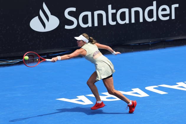 WTA, Tennis Damen GUADALAJARA OPEN 2026 WTA GUADALAJARA OPEN 2026 ELVINA KALIEVA VS KAYLA DAY 14092026 GUADALAJARA, JALISCO. Action photo of Kayla Day of the United States, during a match of the WTA Guadalajara Open 2026, held at the Centro Panamericano de Tenis of Guadalajara, Jalisco, Mexico. Foto de Kayla Day de Estados Unidos, durante juego del WTA Guadalajara Open 2026 celebrado en el Centro Panamericano de Tenis de Guadalajara, Jalisco, Mexico PHOTO BY IMAGENSHOP AGENCIA FOTOGRAFICA GUADALAJARA JALISCO MEXICO Copyright: xIMAGENSHOPxAGENCIAxFOTOGRAFICAx