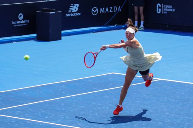 WTA, Tennis Damen GUADALAJARA OPEN 2026 WTA GUADALAJARA OPEN 2026 ELVINA KALIEVA VS KAYLA DAY 14092026 GUADALAJARA, JALISCO. Action photo of Kayla Day of the United States, during a match of the WTA Guadalajara Open 2026, held at the Centro Panamericano de Tenis of Guadalajara, Jalisco, Mexico. Foto de Kayla Day de Estados Unidos, durante juego del WTA Guadalajara Open 2026 celebrado en el Centro Panamericano de Tenis de Guadalajara, Jalisco, Mexico PHOTO BY IMAGENSHOP AGENCIA FOTOGRAFICA GUADALAJARA JALISCO MEXICO Copyright: xIMAGENSHOPxAGENCIAxFOTOGRAFICAx