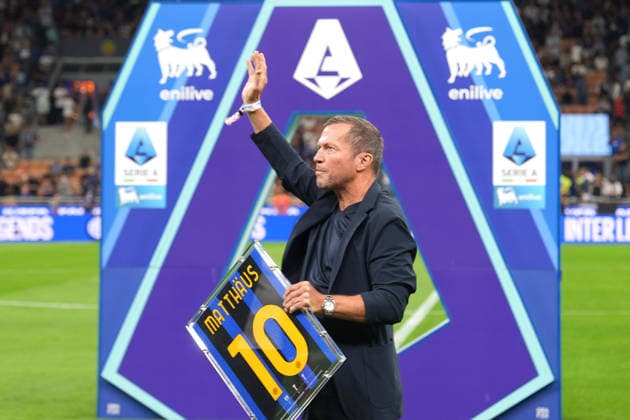 Lothar Matthäus during the Serie A soccer match between Fc Inter and Udinese the San Siro Stadium in Milan, north Italy - September 14 , 2026. - Soccer  Copyright: xSpada LaPressex