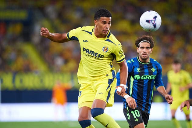 Santiago Mourino (Villarreal CF) during the LaLiga EA Sports match between Villarreal CF and Real Betis Balompie at Estadio de la Ceramica on September 14, 2026 in Villarreal, Spain. -