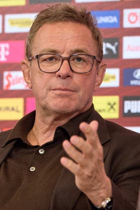 - Wien 14.09.2026 - PK ÖFB - Heute am Nachmittag fand in der Geschäftsstelle des Österreichischer Fusball-Bund im Rahmen einer Pressekonferenz die Präsentation des Kaders der Männer-Nationalmannschaft für die anstehende Nations League statt . PHOTO: Nationaltrainer Ralf Rangnick während der PK . Vienna (AUSTRIA) - This afternoon, the squad for the men’s national team, Nationalteam for the upcoming Nations League was announced at a press conference, PK, Pressekonferenz held at the Austrian Football Association’s headquarters. OeFB, Fußballbund, Fußball, Bilanz WM USA, Europameisterschaft, Proell, Proll, ÖFB PK Kadervorstellung