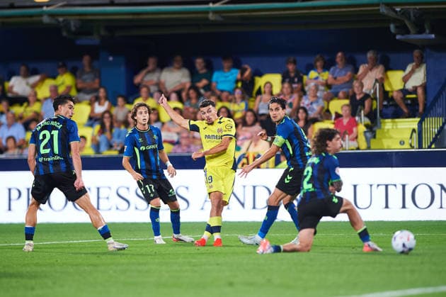Georges Mikautadze (Villarreal CF) during the LaLiga EA Sports match between Villarreal CF and Real Betis Balompie at Estadio de la Ceramica on September 14, 2026 in Villarreal, Spain. -