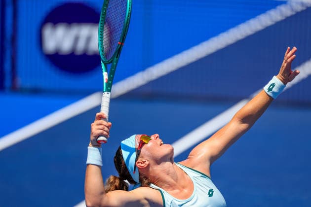 WTA, Tennis Damen GUADALAJARA OPEN 2026 WTA GUADALAJARA OPEN 2026 CAROLE MONNET VS SLOANE STEPHENS 14092026 GUADALAJARA, JALISCO. Action photo of Carole Monnet of France, during a match of the WTA Guadalajara Open 2026, held at the Centro Panamericano de Tenis of Guadalajara, Jalisco, Mexico. Foto de accion de Carole Monnet de Francia, durante juego del WTA Guadalajara Open 2026 celebrado en el Centro Panamericano de Tenis de Guadalajara, Jalisco, Mexico PHOTO BY IMAGENSHOP AGENCIA FOTOGRAFICA GUADALAJARA JALISCO MEXICO Copyright: xIMAGENSHOPxAGENCIAxFOTOGRAFICAx