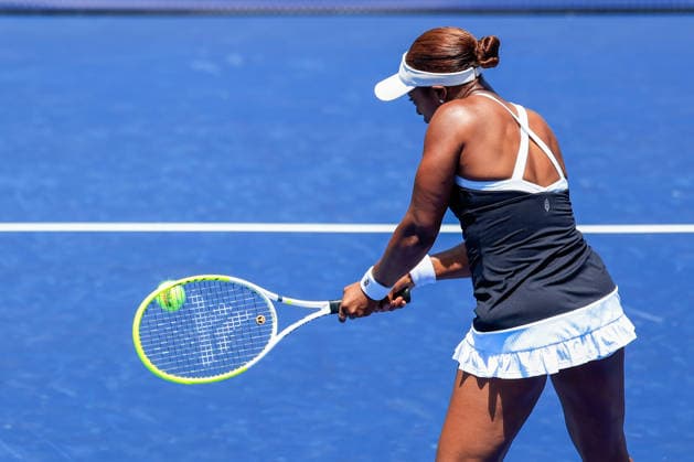 WTA, Tennis Damen GUADALAJARA OPEN 2026 WTA GUADALAJARA OPEN 2026 CAROLE MONNET VS SLOANE STEPHENS 14092026 GUADALAJARA, JALISCO. Action photo of Sloane Stephens of the United States, during a match of the WTA Guadalajara Open 2026, held at the Centro Panamericano de Tenis of Guadalajara, Jalisco, Mexico. Foto de accion de Sloane Stephens de Estados Unidos, durante juego del WTA Guadalajara Open 2026 celebrado en el Centro Panamericano de Tenis de Guadalajara, Jalisco, Mexico PHOTO BY IMAGENSHOP AGENCIA FOTOGRAFICA GUADALAJARA JALISCO MEXICO Copyright: xIMAGENSHOPxAGENCIAxFOTOGRAFICAx