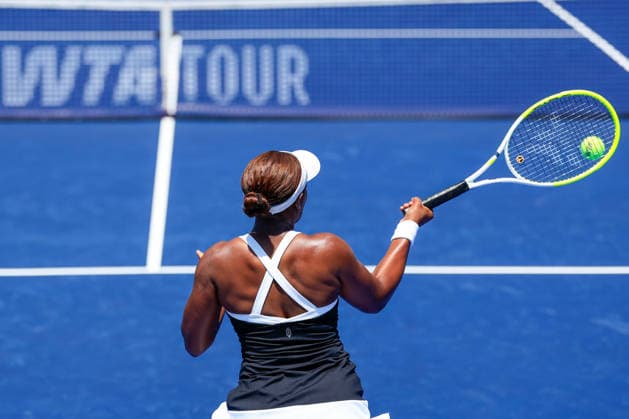 WTA, Tennis Damen GUADALAJARA OPEN 2026 WTA GUADALAJARA OPEN 2026 CAROLE MONNET VS SLOANE STEPHENS 14092026 GUADALAJARA, JALISCO. Action photo of Sloane Stephens of the United States, during a match of the WTA Guadalajara Open 2026, held at the Centro Panamericano de Tenis of Guadalajara, Jalisco, Mexico. Foto de accion de Sloane Stephens de Estados Unidos, durante juego del WTA Guadalajara Open 2026 celebrado en el Centro Panamericano de Tenis de Guadalajara, Jalisco, Mexico PHOTO BY IMAGENSHOP AGENCIA FOTOGRAFICA GUADALAJARA JALISCO MEXICO Copyright: xIMAGENSHOPxAGENCIAxFOTOGRAFICAx