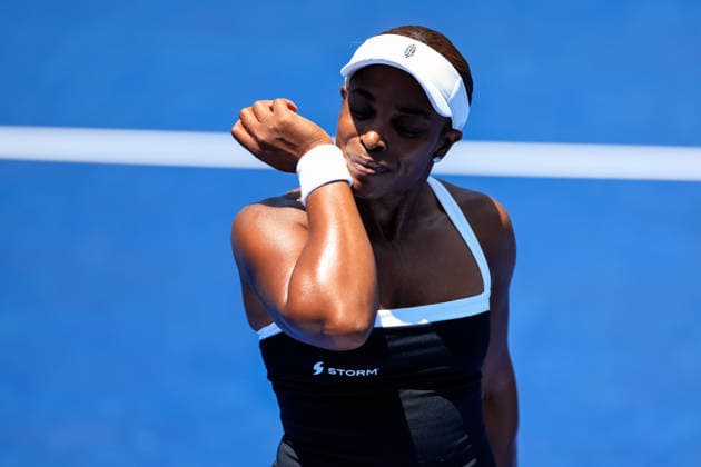 WTA, Tennis Damen GUADALAJARA OPEN 2026 WTA GUADALAJARA OPEN 2026 CAROLE MONNET VS SLOANE STEPHENS 14092026 GUADALAJARA, JALISCO. Action photo of Sloane Stephens of the United States, during a match of the WTA Guadalajara Open 2026, held at the Centro Panamericano de Tenis of Guadalajara, Jalisco, Mexico. Foto de accion de Sloane Stephens de Estados Unidos, durante juego del WTA Guadalajara Open 2026 celebrado en el Centro Panamericano de Tenis de Guadalajara, Jalisco, Mexico PHOTO BY IMAGENSHOP AGENCIA FOTOGRAFICA GUADALAJARA JALISCO MEXICO Copyright: xIMAGENSHOPxAGENCIAxFOTOGRAFICAx