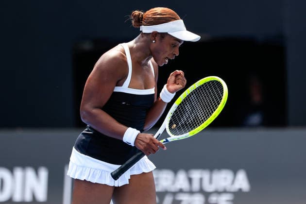 WTA, Tennis Damen GUADALAJARA OPEN 2026 WTA GUADALAJARA OPEN 2026 CAROLE MONNET VS SLOANE STEPHENS 14092026 GUADALAJARA, JALISCO. Action photo of Sloane Stephens of the United States, during a match of the WTA Guadalajara Open 2026, held at the Centro Panamericano de Tenis of Guadalajara, Jalisco, Mexico. Foto de accion de Sloane Stephens de Estados Unidos, durante juego del WTA Guadalajara Open 2026 celebrado en el Centro Panamericano de Tenis de Guadalajara, Jalisco, Mexico PHOTO BY IMAGENSHOP AGENCIA FOTOGRAFICA GUADALAJARA JALISCO MEXICO Copyright: xIMAGENSHOPxAGENCIAxFOTOGRAFICAx