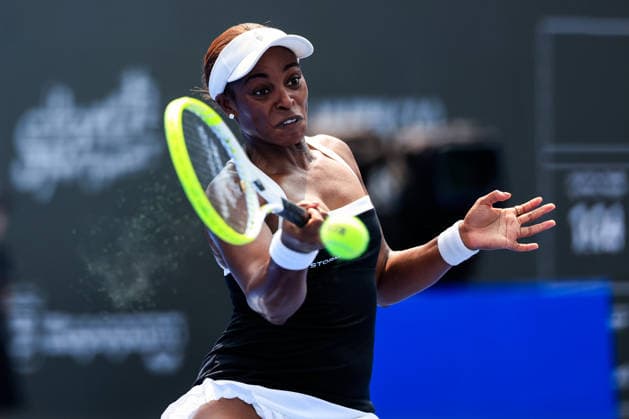 WTA, Tennis Damen GUADALAJARA OPEN 2026 WTA GUADALAJARA OPEN 2026 CAROLE MONNET VS SLOANE STEPHENS 14092026 GUADALAJARA, JALISCO. Action photo of Sloane Stephens of the United States, during a match of the WTA Guadalajara Open 2026, held at the Centro Panamericano de Tenis of Guadalajara, Jalisco, Mexico. Foto de accion de Sloane Stephens de Estados Unidos, durante juego del WTA Guadalajara Open 2026 celebrado en el Centro Panamericano de Tenis de Guadalajara, Jalisco, Mexico PHOTO BY IMAGENSHOP AGENCIA FOTOGRAFICA GUADALAJARA JALISCO MEXICO Copyright: xIMAGENSHOPxAGENCIAxFOTOGRAFICAx