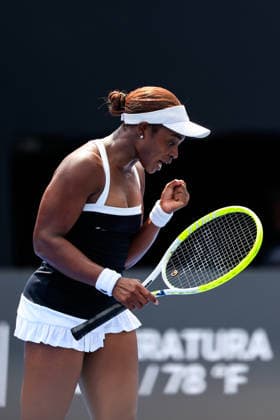 WTA, Tennis Damen GUADALAJARA OPEN 2026 WTA GUADALAJARA OPEN 2026 CAROLE MONNET VS SLOANE STEPHENS 14092026 GUADALAJARA, JALISCO. Action photo of Sloane Stephens of the United States, during a match of the WTA Guadalajara Open 2026, held at the Centro Panamericano de Tenis of Guadalajara, Jalisco, Mexico. Foto de accion de Sloane Stephens de Estados Unidos, durante juego del WTA Guadalajara Open 2026 celebrado en el Centro Panamericano de Tenis de Guadalajara, Jalisco, Mexico PHOTO BY IMAGENSHOP AGENCIA FOTOGRAFICA GUADALAJARA JALISCO MEXICO Copyright: xIMAGENSHOPxAGENCIAxFOTOGRAFICAx