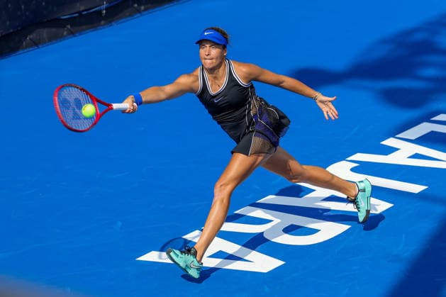 WTA, Tennis Damen GUADALAJARA OPEN 2026 WTA GUADALAJARA OPEN 2026 RENATA ZARAZUA VS CAROLINE DOLHIDE 14092026 GUADALAJARA, JALISCO. Action photo of Caroline Dolhide of the United States, during a match of the WTA Guadalajara Open 2026, held at the Centro Panamericano de Tenis of Guadalajara, Jalisco, Mexico. Foto de accion de Caroline Dolhide de Estados Unidos, durante juego del WTA Guadalajara Open 2026 celebrado en el Centro Panamericano de Tenis de Guadalajara, Jalisco, Mexico PHOTO BY IMAGENSHOP AGENCIA FOTOGRAFICA GUADALAJARA JALISCO MEXICO Copyright: xIMAGENSHOPxAGENCIAxFOTOGRAFICAx