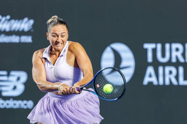 WTA, Tennis Damen GUADALAJARA OPEN 2026 WTA GUADALAJARA OPEN 2026 ZEYNEP SONMEZ VS IRYNA SHYMANOVICH 14092026 GUADALAJARA, JALISCO. Action photo of Iryna Shymanovich during a match of the WTA Guadalajara Open 2026, held at the Centro Panamericano de Tenis of Guadalajara, Jalisco, Mexico. Foto de accion de Iryna Shymanovich durante juego del WTA Guadalajara Open 2026 celebrado en el Centro Panamericano de Tenis de Guadalajara, Jalisco, Mexico PHOTO BY IMAGENSHOP AGENCIA FOTOGRAFICA GUADALAJARA JALISCO MEXICO Copyright: xIMAGENSHOPxAGENCIAxFOTOGRAFICAx