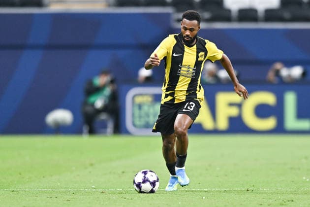 September 14, 2026, Al Khor, Qatar: Muhannad Al Shanqiti of Al Ittihad Club seen in action during the AFC Champions League elite west football match between Qatar s Al Shamal SC and Saudi Arabia s Al Ittihad Club at Al Bayt Stadium. Final score; Al Shamal SC 1 : 1 Al Ittihad Club. Al Khor Qatar - ZUMAs197 20260914_aaa_s197_222 Copyright: xNoushadxVariyattiyakkalx