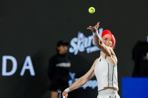 WTA, Tennis Damen GUADALAJARA OPEN 2026 WTA GUADALAJARA OPEN 2026 ELSA JACQUEMOT VS LIUDMILA SAMSONOVA 14092026 GUADALAJARA, JALISCO. Action photo of Liudmila Samsonova during a match of the WTA Guadalajara Open 2026, held at the Centro Panamericano de Tenis of Guadalajara, Jalisco, Mexico. Foto de accion de Liudmila Samsonova durante juego de del WTA Guadalajara Open 2026 celebrado en el Centro Panamericano de Tenis de Guadalajara, Jalisco, Mexico PHOTO BY IMAGENSHOP AGENCIA FOTOGRAFICA GUADALAJARA JALISCO MEXICO Copyright: xIMAGENSHOPxAGENCIAxFOTOGRAFICAx