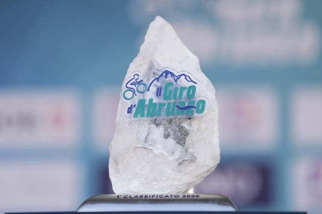 The trophy during the Giro d™Abruzzo, stage 1 from Cupello to Casalincontrada (155 km) - Abruzzo, Italy - Tuesday, September 15, 2026. - cycling.  Copyright: xMassimoxPaolone LaPressex