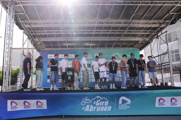 Youth activities underway during the Giro d™Abruzzo, stage 1 from Cupello to Casalincontrada (155 km) - Abruzzo, Italy - Tuesday, September 15, 2026. - cycling.  Copyright: xMassimoxPaolone LaPressex