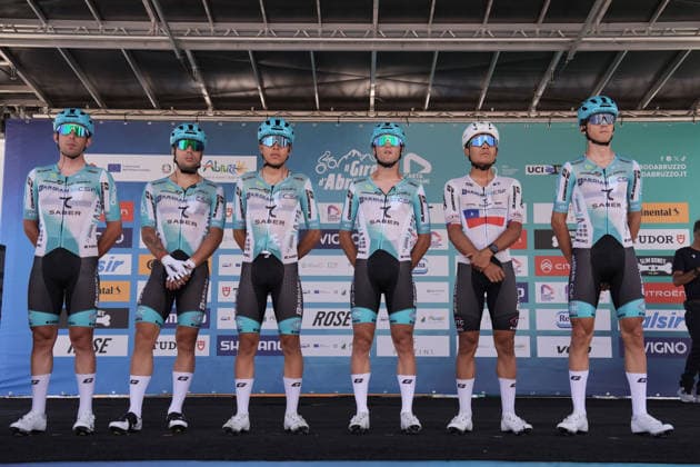 CSF 7 Saber Team during the Giro d™Abruzzo, stage 1 from Cupello to Casalincontrada (155 km) - Abruzzo, Italy - Tuesday, September 15, 2026. - cycling.  Copyright: xMassimoxPaolone LaPressex