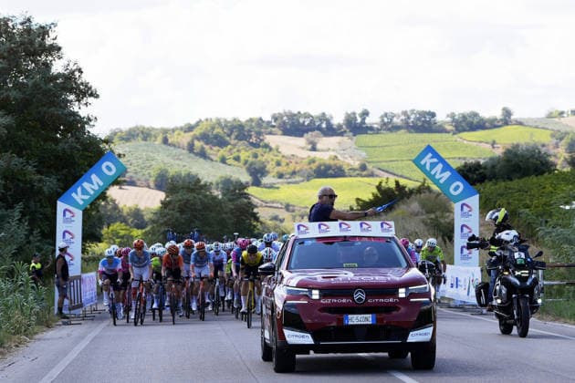 KM 0 during the Giro d™Abruzzo, stage 1 from Cupello to Casalincontrada (155 km) - Abruzzo, Italy - Tuesday, September 15, 2026. - cycling.  Copyright: xFabioxFerrari LaPressex