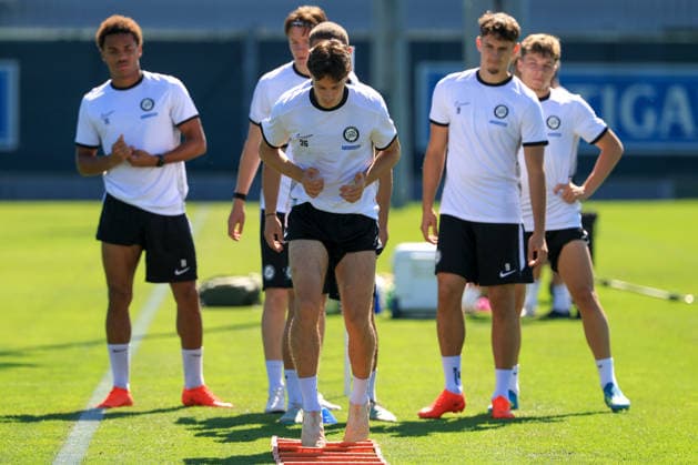 SOCCER - UEFA EL, Sturm vs Rennais GRAZ,AUSTRIA,15.SEP.26 - SOCCER - UEFA Europa League, Sturm Graz vs Stade Rennais FC, preview, training Sturm. Image shows Belmin Beganovic (Sturm).  GEPAxpictures xMarioxBuehner-Weinrauch