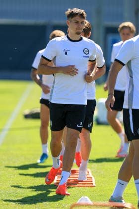 SOCCER - UEFA EL, Sturm vs Rennais GRAZ,AUSTRIA,15.SEP.26 - SOCCER - UEFA Europa League, Sturm Graz vs Stade Rennais FC, preview, training Sturm. Image shows Leon Grgic (Sturm).  GEPAxpictures xMarioxBuehner-Weinrauch