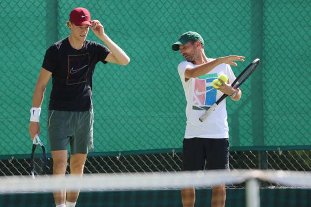 IPA88546297 - Tennis, Monte Carlo: Jannik Sinner (ITA) returns to training on Monday, Sept. 14, 2026. Photo by Felice Calabro  Copyright: xFelicexCalabro x xFELICExCALABRO x 0866903785st
