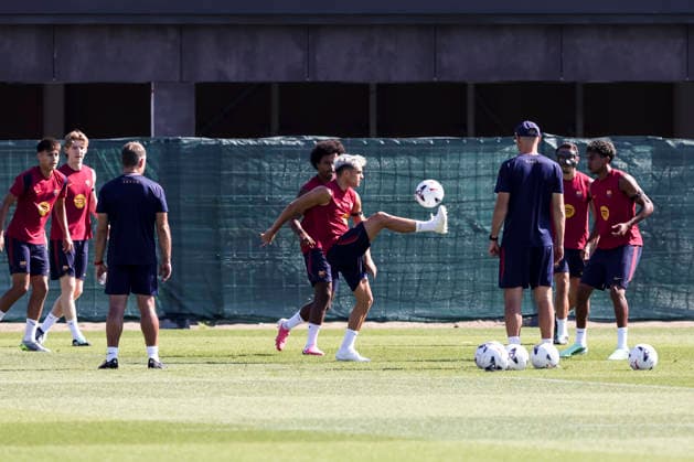 September 15, 2026, Sant Joan Despi, Barcelona, Spain: Pedri during the training day of FC Barcelona, Barca ahead the Spanish League, Laliga EA Sports, football match against Real Racing Club at Ciudad Esportiva Joan Gamper on September 15, 2026 in Sant Joan Despi, Barcelona, Spain. Sant Joan Despi Spain - ZUMAa181 20260915_zaa_a181_005 Copyright: xJavierxBorregox