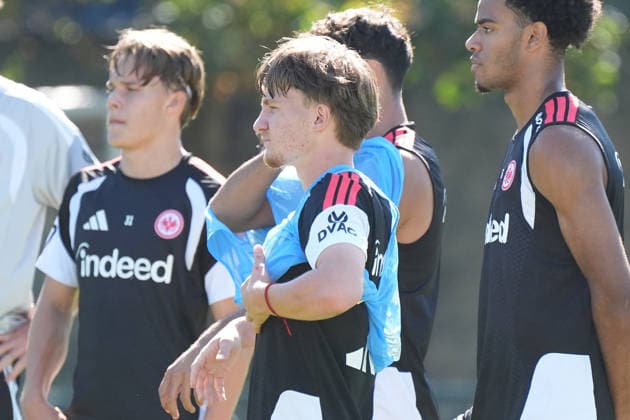 Nachwuchstalent Niko Ilicevic (Eintracht Frankfurt) - 15.09.2026 Bundesliga, Saison 26 27: Eintracht Frankfurt Training