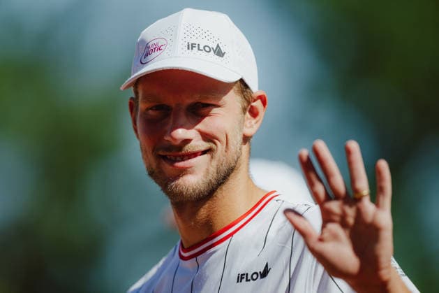 TENNIS - Davis Cup, AUT vs BEL VIENNA,AUSTRIA,15.SEP.26 - TENNIS - ITF Davis Cup, qualification round 2, Austria vs Belgium, preview. Image shows Neil Oberleitner (AUT).  GEPAxpictures xAlexanderxSolc