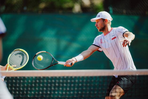 TENNIS - Davis Cup, AUT vs BEL VIENNA,AUSTRIA,15.SEP.26 - TENNIS - ITF Davis Cup, qualification round 2, Austria vs Belgium, preview. Image shows Neil Oberleitner (AUT).  GEPAxpictures xAlexanderxSolc