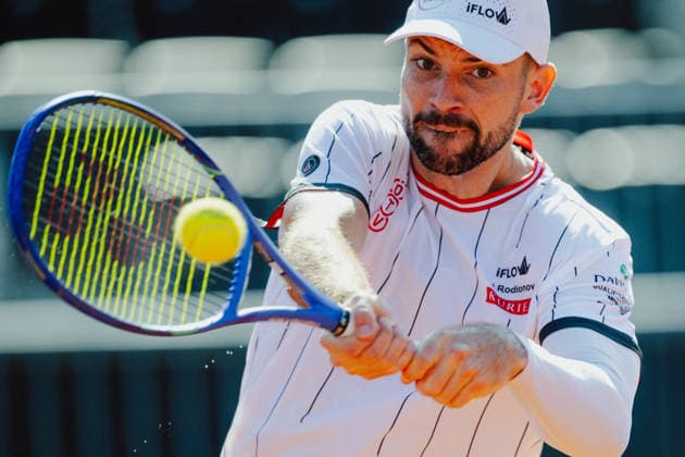 TENNIS - Davis Cup, AUT vs BEL VIENNA,AUSTRIA,15.SEP.26 - TENNIS - ITF Davis Cup, qualification round 2, Austria vs Belgium, preview. Image shows Jurij Rodionov (AUT).  GEPAxpictures xAlexanderxSolc
