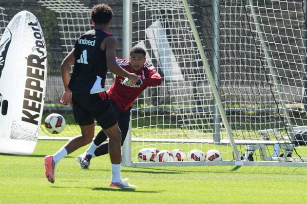 Torwart Noah Atubolu (Eintracht Frankfurt) - 15.09.2026 Bundesliga, Saison 26 27: Eintracht Frankfurt Training
