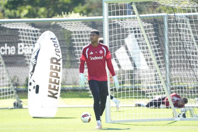 Torwart Kaua Santos (Eintracht Frankfurt) - 15.09.2026 Bundesliga, Saison 26 27: Eintracht Frankfurt Training