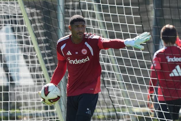 Torwart Kaua Santos (Eintracht Frankfurt) - 15.09.2026 Bundesliga, Saison 26 27: Eintracht Frankfurt Training