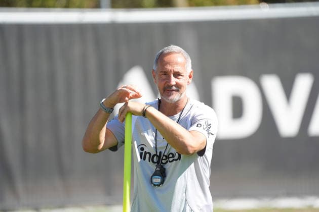 Trainer Adi Hütter (Eintracht Frankfurt) - 15.09.2026 Bundesliga, Saison 26 27: Eintracht Frankfurt Training