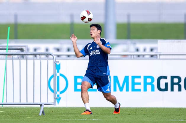15.09.2026, Fussball, Training des FC Schalke 04. Hee-chan Hwang (FC Schalke 04). Gelsenkirchen Trainingsgelände FC Schalke 04 NRW Deutschland xRHR-FOTO YYx Copyright: RHR-FOTOx RHR-FOTO YY
