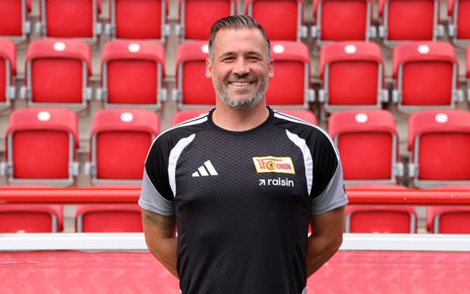 Co Trainer Michel Renggli ; 1.FC Union Berlin FCU Fußball 1.BL Bundesliga Porträttermin Saison 2026 2027 Headshot, Porträt, Portrait, Vorstellung, Präsentation, Pressetermin, GER 15.09.2026