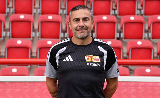 Co Trainer Sascha Stauch ; 1.FC Union Berlin FCU Fußball 1.BL Bundesliga Porträttermin Saison 2026 2027 Headshot, Porträt, Portrait, Vorstellung, Präsentation, Pressetermin, GER 15.09.2026
