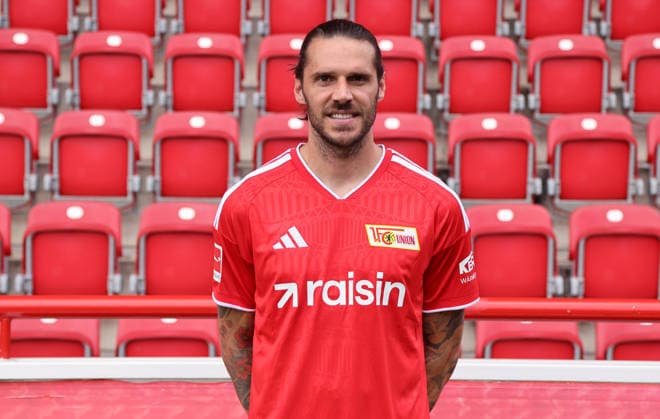 Christopher Trimmel ; 1.FC Union Berlin FCU Fußball 1.BL Bundesliga Porträttermin Saison 2026 2027 Headshot, Porträt, Portrait, Vorstellung, Präsentation, Pressetermin, GER 15.09.2026