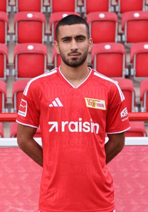 Livan Burcu ; 1.FC Union Berlin FCU Fußball 1.BL Bundesliga Porträttermin Saison 2026 2027 Headshot, Porträt, Portrait, Vorstellung, Präsentation, Pressetermin, GER 15.09.2026