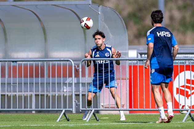 15.09.2026, Fussball, Training des FC Schalke 04. Soufiane El-Faouzi (FC Schalke 04). Gelsenkirchen Trainingsgelände FC Schalke 04 NRW Deutschland xRHR-FOTO YYx Copyright: RHR-FOTOx RHR-FOTO YY