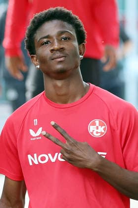 15.09.2026, xrekx, Fussball 2.Bundesliga , 1.FC Kaiserslautern - Training v.l. Ibrahim Kanate (1.FC Kaiserslautern) Kaiserslautern