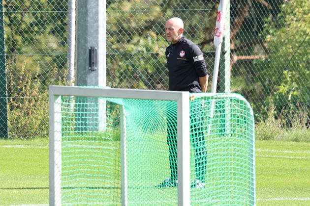 15.09.2026, xrekx, Fussball 2.Bundesliga , 1.FC Kaiserslautern - Training v.l. Torsten Lieberknecht Trainer (1.FC Kaiserslautern) Kaiserslautern