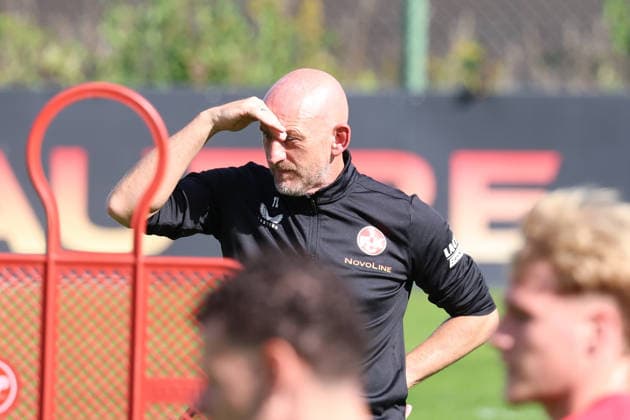 15.09.2026, xrekx, Fussball 2.Bundesliga , 1.FC Kaiserslautern - Training v.l. Torsten Lieberknecht Trainer (1.FC Kaiserslautern) Kaiserslautern