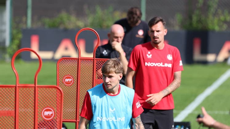 15.09.2026, xrekx, Fussball 2.Bundesliga , 1.FC Kaiserslautern - Training v.l. Paul Joly (1.FC Kaiserslautern) Kaiserslautern