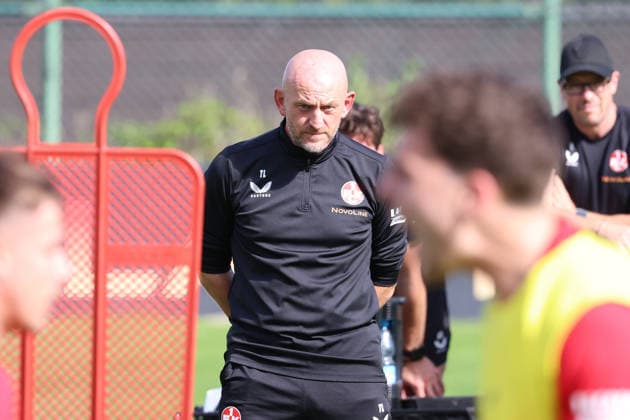15.09.2026, xrekx, Fussball 2.Bundesliga , 1.FC Kaiserslautern - Training v.l. Torsten Lieberknecht Trainer (1.FC Kaiserslautern) Kaiserslautern