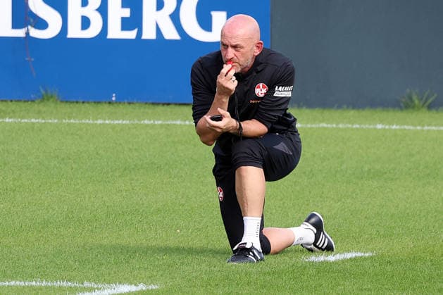 15.09.2026, xrekx, Fussball 2.Bundesliga , 1.FC Kaiserslautern - Training v.l. Torsten Lieberknecht Trainer (1.FC Kaiserslautern) Kaiserslautern