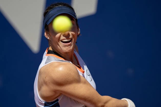 BBVA Open Internacional of Valencia Round of 32 Alicia Herrero Linana from Spain against Lucia Cortez Llorca from Spain in action during the BBVA Open Internacional of Valencia Round of 32 at Sporting Tennis Valencia, (Valencia ) on September 15, 2026. Copyright: xVicentexVidalxFernandezx