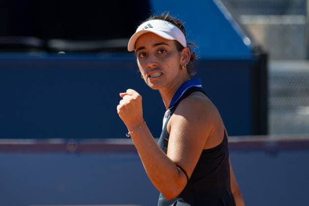 BBVA Open Internacional of Valencia Round of 32 Lucia Cortez Llorca from Spain against Alicia Herrero Linana from Spain in action during the BBVA Open Internacional of Valencia Round of 32 at Sporting Tennis Valencia, (Valencia ) on September 15, 2026. Copyright: xVicentexVidalxFernandezx